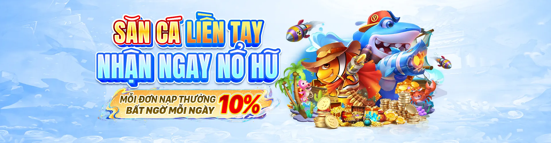 Thế giới bắn cá sống động tại shbet50 link vào