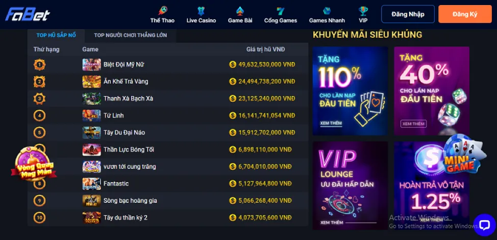 Hướng dẫn nhận khuyến mãi shbet50 link vào